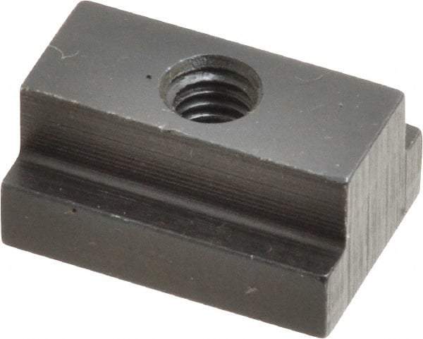 Gibraltar - M6x1.00 Tapped Through T Slot Nut - 7/16" Slot Width, 16 x 6mm Base Width x Height, 22 x 11mm OAL x Height - Makers Industrial Supply