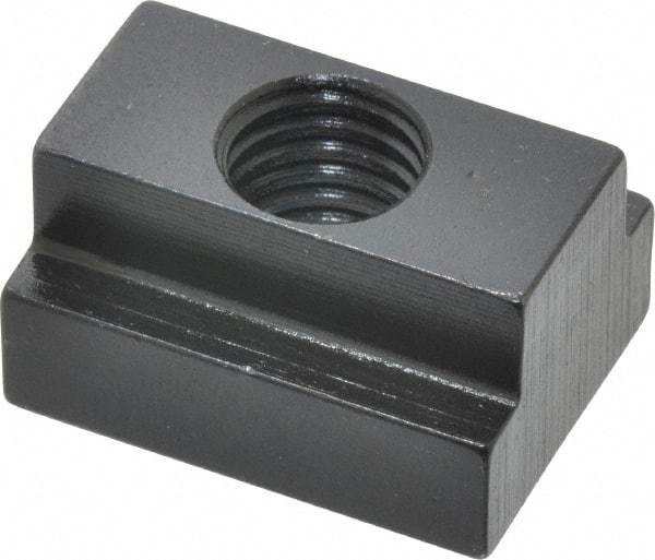 Gibraltar - M12x1.75 Tapped Through T Slot Nut - 9/16" Slot Width, 22 x 9mm Base Width x Height, 29 x 16mm OAL x Height - Makers Industrial Supply