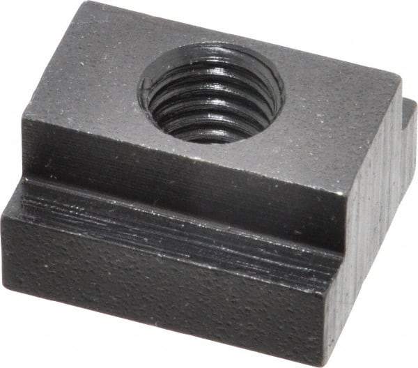 Gibraltar - M12x1.75 Tapped Through T Slot Nut - 5/8" Slot Width, 25 x 9mm Base Width x Height, 29 x 16mm OAL x Height - Makers Industrial Supply