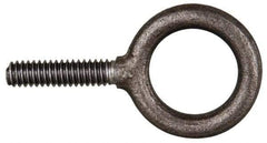 Gibraltar - 9,000 Lb Capacity, Steel, 1-14 Thread, Fixed Lifting Eye Bolt - Fully Threaded, 2-1/2" Shank, 2-1/2" Thread Length, Shoulder - Makers Industrial Supply