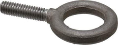 Gibraltar - 900 Lb Capacity, Steel, 5/16-18 Thread, Fixed Lifting Eye Bolt - Fully Threaded, 1-1/8" Shank, 1-1/8" Thread Length, No Shoulder - Makers Industrial Supply