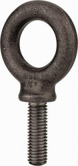 Gibraltar - 2,400 Lb Capacity, Steel, 1/2-13 Thread, Fixed Lifting Eye Bolt - Fully Threaded, 1-1/2" Shank, 1-1/2" Thread Length, Shoulder - Makers Industrial Supply