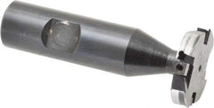 Cutting Tool Technologies - 1/4 Inch Cutting Width, 1.265 Inch Cutting Diameter, 4 Cutter Inserts, 3/4 Inch Shank Diameter, 1215 Insert Style, Indexable Keyseat Cutter - Inch Long Shank - Makers Industrial Supply