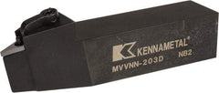 Kennametal - MVVN, Neutral Cut, 0° Lead Angle, 1-1/4" Shank Height x 1-1/4" Shank Width, Negative Rake Indexable Turning Toolholder - 6" OAL, VN..33. Insert Compatibility, Series Kenloc - Makers Industrial Supply