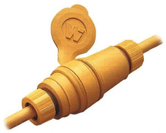 Value Collection - 277 VAC, 30 Amp, L7-30 Configuration, Industrial Grade, Ungrounded Connector - 1 Phase, 2 Poles, IP67 - Makers Industrial Supply