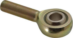 Alinabal - 1/2" ID, 1-5/16" Max OD, 6,400 Lb Max Static Cap, Spherical Rod End - 1/2-20 LH, 3/4" Shank Diam, 1-1/2" Shank Length, Steel with Molded Nyloy Raceway - Makers Industrial Supply