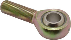 Alinabal - 5/8" ID, 1-1/2" Max OD, 7,100 Lb Max Static Cap, Spherical Rod End - 5/8-18 RH, 7/8" Shank Diam, 1-5/8" Shank Length, Steel with Molded Nyloy Raceway - Makers Industrial Supply
