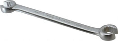 Proto - 13 x 14mm, Chrome Finish, Open End Flare Nut Wrench - 12 Points, 7-17/32" OAL, Steel, Double End Head - Makers Industrial Supply