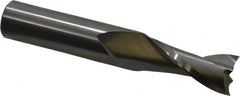 Onsrud - 1/2" Cutting Diam x 1-1/8" Length of Cut, 2 Flute, Upcut Spiral Router Bit - Uncoated, Right Hand Cut, Solid Carbide, 3" OAL x 1/2" Shank Diam, Double Edge, 30° Helix Angle - Makers Industrial Supply