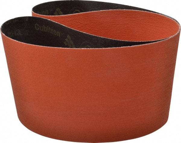 3M - 6" Wide x 48" OAL, 80 Grit, Ceramic Abrasive Belt - Ceramic, Medium, Coated, YF Weighted Cloth Backing, Wet/Dry, Series 777F - Makers Industrial Supply