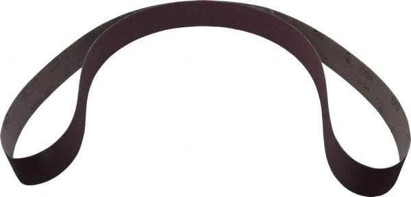 3M - 2" Wide x 72" OAL, 60 Grit, Aluminum Oxide Abrasive Belt - Aluminum Oxide, Medium, Coated, X Weighted Cloth Backing, Series 241D - Makers Industrial Supply