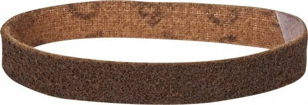 3M - 1" Wide x 18" OAL, Aluminum Oxide Abrasive Belt - Aluminum Oxide, Coarse, Nonwoven, Series SC-BS - Makers Industrial Supply