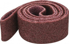 3M - 2" Wide x 72" OAL, Aluminum Oxide Abrasive Belt - Aluminum Oxide, Medium, Nonwoven, Series SC-BS - Makers Industrial Supply