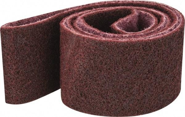 3M - 2-1/2" Wide x 60" OAL, Aluminum Oxide Abrasive Belt - Aluminum Oxide, Medium, Nonwoven, Series SC-BS - Makers Industrial Supply