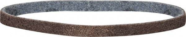 3M - 1/2" Wide x 18" OAL, Aluminum Oxide Abrasive Belt - Aluminum Oxide, Coarse, Nonwoven, Series SE-BS - Makers Industrial Supply