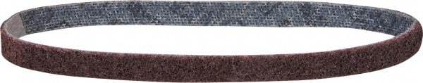 3M - 1/2" Wide x 18" OAL, Aluminum Oxide Abrasive Belt - Aluminum Oxide, Medium, Nonwoven, Series SE-BS - Makers Industrial Supply