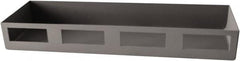 Durham - Gray, Steel, Cabinet Shelf - 12" Wide x 4" Deep x 1-1/2" High Body - Makers Industrial Supply