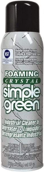 Simple Green - 20 oz Aerosol Cleaner/Degreaser - Aerosol, Biodegradable, Unscented - Makers Industrial Supply