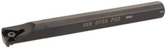 Carmex - Internal Thread, Right Hand Cut, 3/4" Shank Width x 3/4" Shank Height Indexable Threading Toolholder - 7" OAL, 22IR Insert Compatibility, SI Toolholder, Series SIR - Makers Industrial Supply