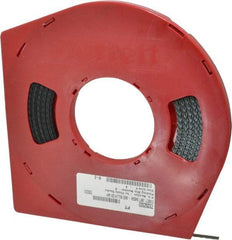 Starrett - 1/4" x 100' x 0.025" Carbon Steel Band Saw Blade Coil Stock - 32 TPI, Toothed Edge, Straight Form, Wavy Set, Flexible Back, No Rake Angle, Constant Pitch, Contour Cutting - Makers Industrial Supply