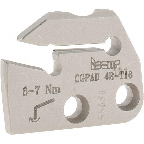 Iscar - Right Hand Cut, 5mm Insert Width, Cutoff & Grooving Support Blade for Indexables - 16mm Max Depth of Cut, 5.2mm Head Projection - Makers Industrial Supply