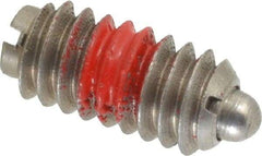 Gibraltar - 1/4-20, 17/32" Thread Length, 0.078" Plunger Projection, Stainless Steel Threaded Spring Plunger - 0.119" Max Plunger Diam, 0.531" Plunger Length, 3 Lb Init End Force, 10.5 Lb Final End Force - Makers Industrial Supply