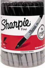 Sharpie - Black Dye & Pigment-Based Ink Wet Surface Pen - Fine Tip, AP Nontoxic Ink - Makers Industrial Supply