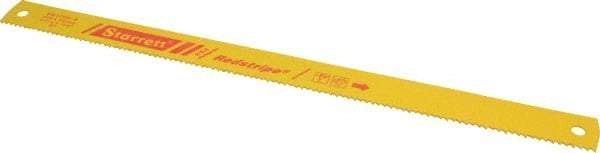 Starrett - 17" Long, 6 Teeth per Inch, High Speed Steel Power Hacksaw Blade - Toothed Edge, 1-1/4" Wide x 0.062" Thick - Makers Industrial Supply