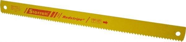 Starrett - 18" Long, 4 Teeth per Inch, High Speed Steel Power Hacksaw Blade - Toothed Edge, 1-1/2" Wide x 0.075" Thick - Makers Industrial Supply