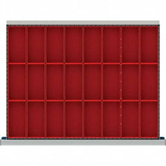 LISTA - 24-Compartment Drawer Divider Layout for 3.15" High Drawers - Makers Industrial Supply