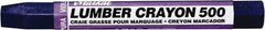 Markal - Clay Based Lumber Crayon - Purple - Makers Industrial Supply