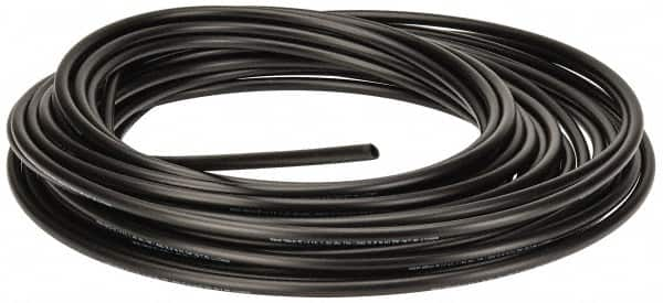 Parker - 3/8" ID x 1/2" OD, 1/16" Wall Thickness, 100' Long, Polyethylene Tube - Black, 90 Max psi, -80 to 150°F - Makers Industrial Supply