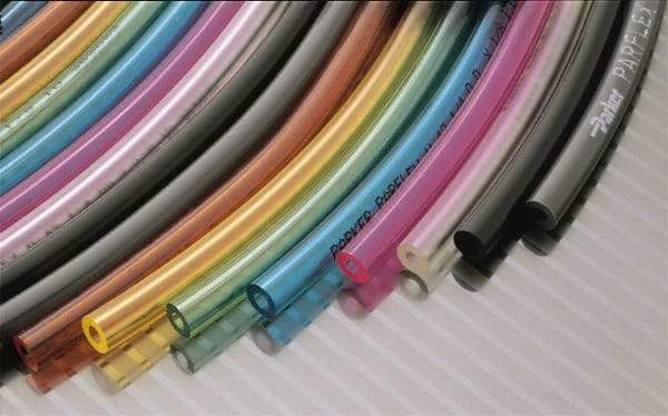 Parker - 4mm OD, 500' Long, Polyurethane Tube - Natural, 180 Max psi, Shore A 98 Hardness, -40 to 180°F - Makers Industrial Supply