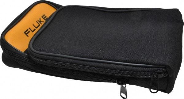 Fluke - Black/Yellow Electrical Test Equipment Case - Use with Digital Multimeters - Makers Industrial Supply