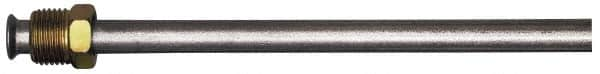 AGS Company - 1/4" OD x 30" Long, Automotive Brake Line - Steel with Galvanized Zinc Coating - Makers Industrial Supply