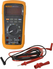 Fluke - 27-II, CAT IV, CAT III, 1,000 VAC/VDC, Digital True RMS Auto Ranging Manual Ranging Multimeter - 50 mOhm, Measures Voltage, Capacitance, Current, Frequency, Resistance - Makers Industrial Supply