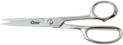 Clauss - 5" LOC, 8-1/2" OAL Shears - Steel Handle, For Paper, Fabric - Makers Industrial Supply