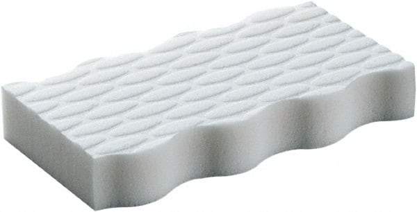 Mr. Clean - 2.4" Long x 4.6" Wide x 0.7" Thick Eraser - Medium-Duty, White - Makers Industrial Supply