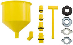 Proto - 1 Qt Capacity Plastic Funnel - Straight Spout, Yellow - Makers Industrial Supply