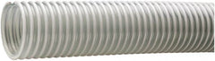 Kuriyama of America - 3" ID x 3.64" OD, 40 Max psi, Full In. Hg, Dry Material Handling & Transfer Hose - PVC, -40 to 150°F, 4" Bend Radius, 100' Coil Length, Clear - Makers Industrial Supply