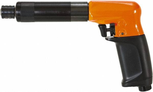 Cleco - 1/4" Bit Holder, 1,100 RPM, Pistol Grip Handle Air Screwdriver - 10 to 40 In/Lb Torque, 1/8" Inlet, 11 CFM - Makers Industrial Supply