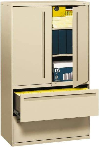 Hon - File & Cabinet Combinations Type: File/Cabinet Combo Color: Putty - Makers Industrial Supply