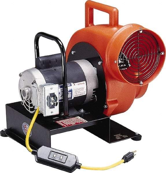 Allegro - 8" Inlet, Direct Drive, 4 hp, 1,850, 760 CFM, Blower - 10 Amp Rating, 115 Volts, 1,140 & 1,725 RPM - Makers Industrial Supply