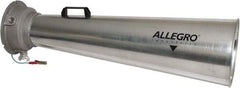 Allegro - 44-1/4 Inch Long, Galvanized Steel Venturi Style Pneumatic Blowers - 1 Inch NPT, 11-1/4 Inch Base Diameter, 12-1/2 Inch Face Diameter - Makers Industrial Supply