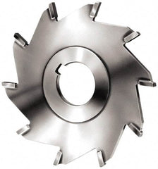 Made in USA - 6" Diam x 3/16" Blade Thickness x 1-1/4" Arbor Hole Diam, 12 Tooth Slitting and Slotting Saw - Arbor Connection, Right Hand, Uncoated, Carbide-Tipped, Contains Keyway - Makers Industrial Supply