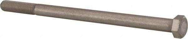 Value Collection - 1/2-13 UNC, 8" Length Under Head Hex Head Cap Screw - Partially Threaded, Grade 316 Stainless Steel, Uncoated, 3/4" Hex - Makers Industrial Supply