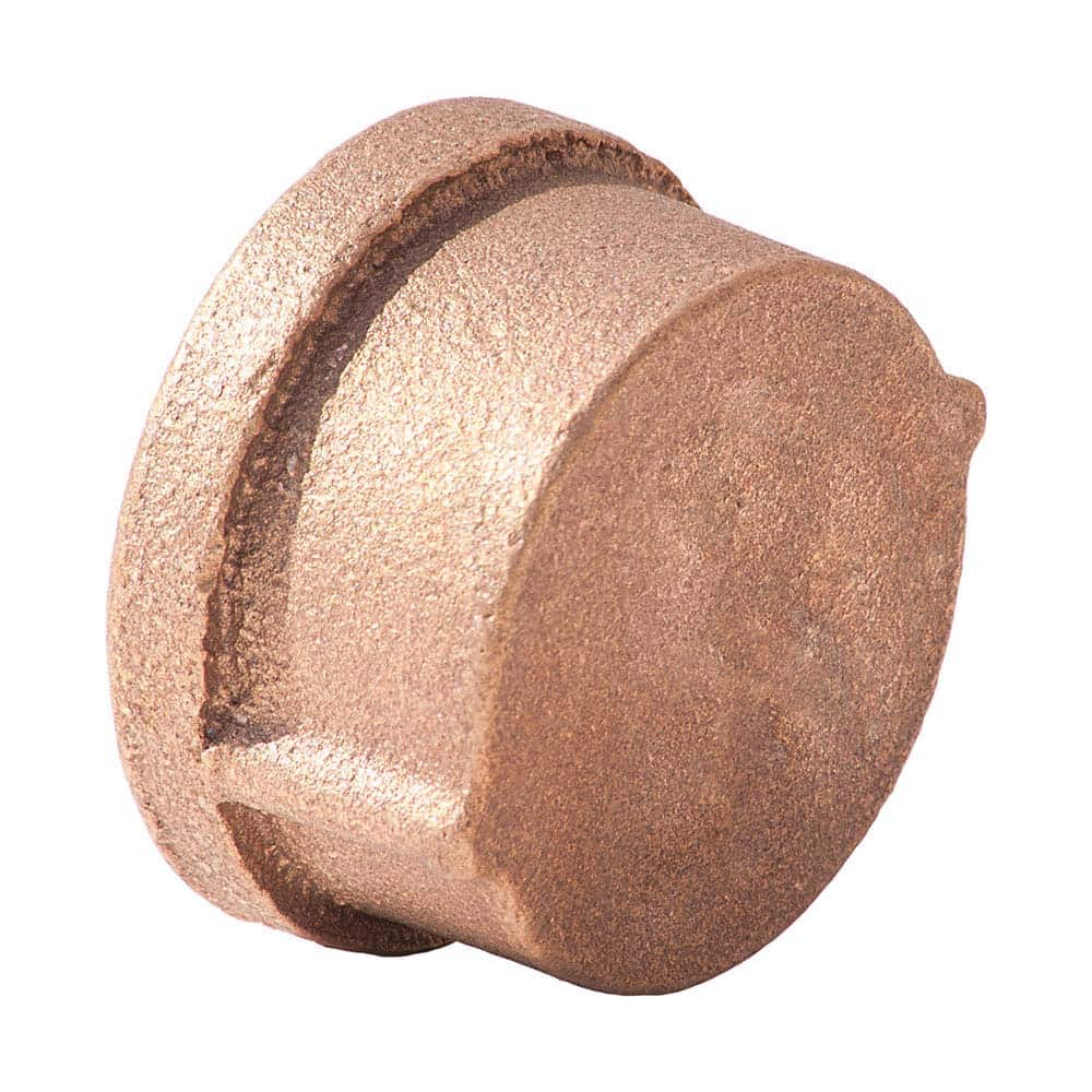 Merit Brass - Brass & Chrome Pipe Fittings Type: Cap Fitting Size: 1/2 - Makers Industrial Supply