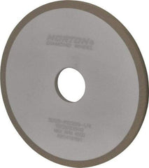 Norton - 6" Diam x 1-1/4" Hole x 1/4" Thick, 120 Grit Surface Grinding Wheel - Diamond, Type 1A1, Fine Grade, Resinoid Bond - Makers Industrial Supply