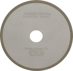 Norton - 7" Diam x 1-1/4" Hole x 1/4" Thick, 100 Grit Surface Grinding Wheel - Diamond, Type 1A1, Fine Grade, Resinoid Bond - Makers Industrial Supply