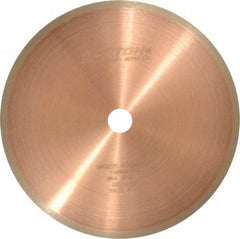 Norton - 5" Diam x 1/2" Hole, 220 Grit Surface Grinding Wheel - Diamond, Type 1A1R, Fine Grade - Makers Industrial Supply